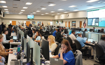 FPL Command Center during 2026 Storm Drill